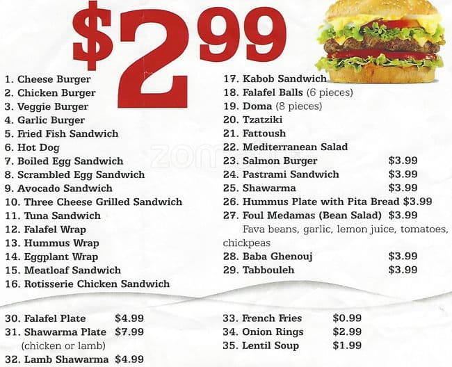 California Sandwiches Menu, Menu for California Sandwiches, Willow Glen ...