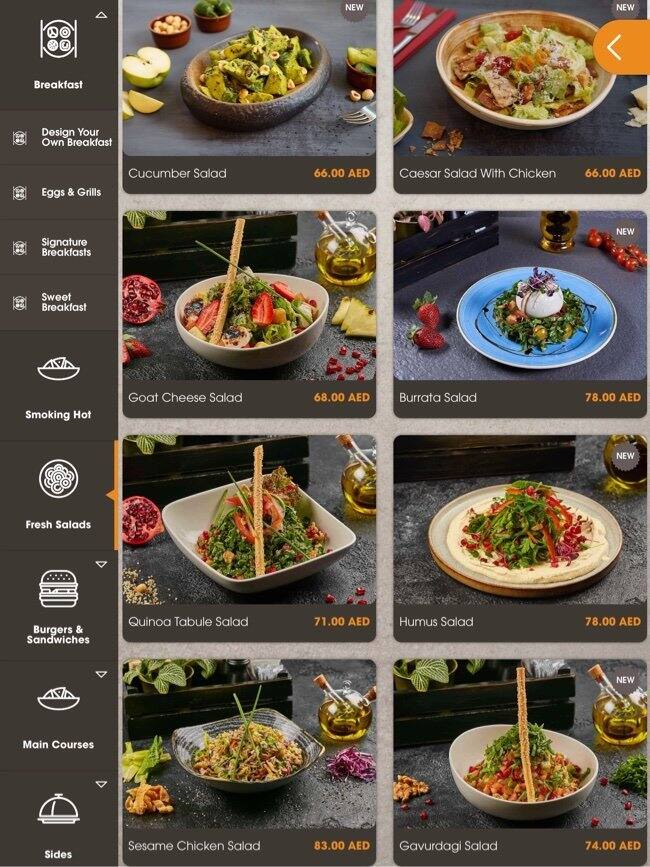 Menu At HuQQa Dubai Mall Best Shisha Lounge Turkish Restaurant 