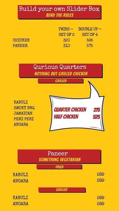 All About Chicken menu