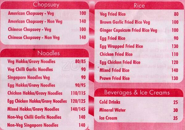 Menu at Food Stop, Kolkata, 14, Dhirendranath Ghosh Rd
