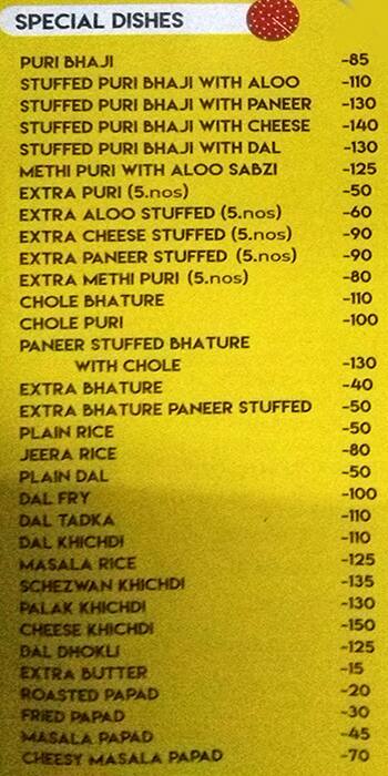 Hari Om Paratha House & Caterers menu