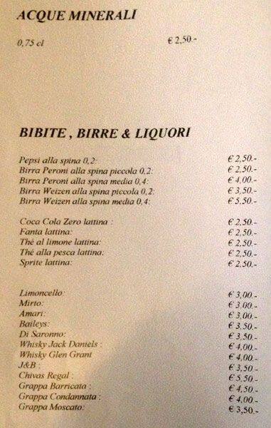 Menu di Verro2 