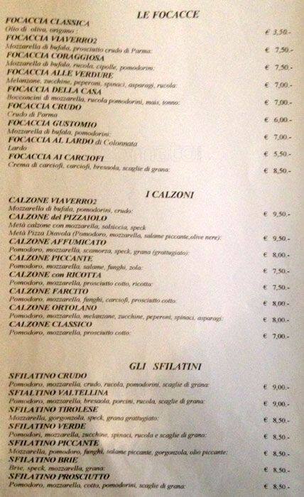 Menu di Verro2 