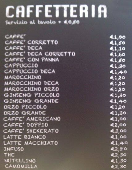 Menu di Farinami 