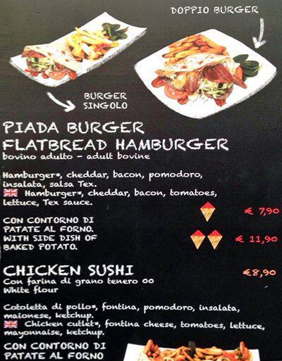 Menu di Farinami 