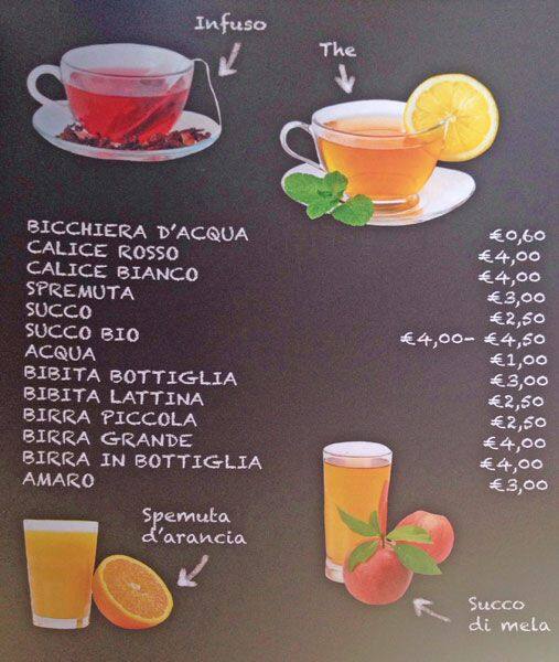 Menu di Farinami 