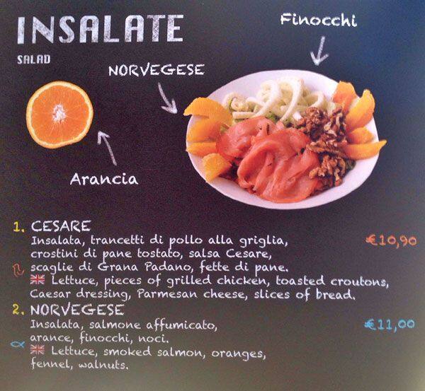 Menu di Farinami 