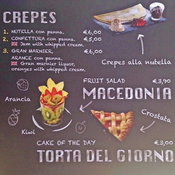 Menu di Farinami 