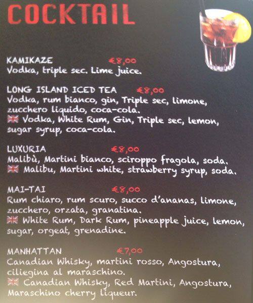 Menu di Farinami 