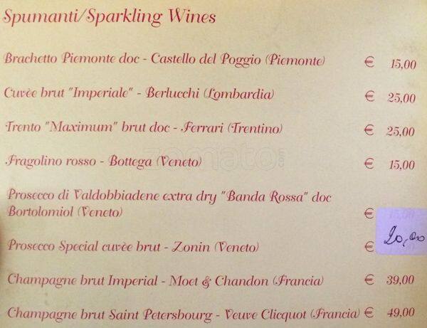 Menu di Caffé ai Banchi Vecchi 
