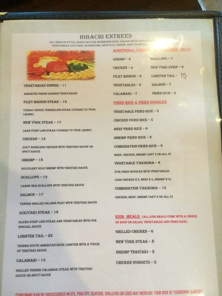 Mikato Steak and Sushi Menu, Menu for Mikato Steak and Sushi, Crestwood ...