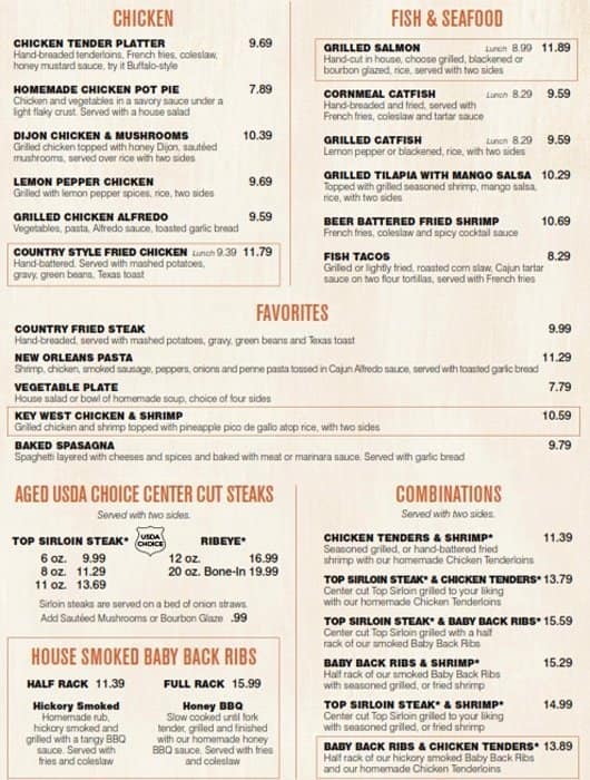 Cheddar S Scratch Kitchen Menu