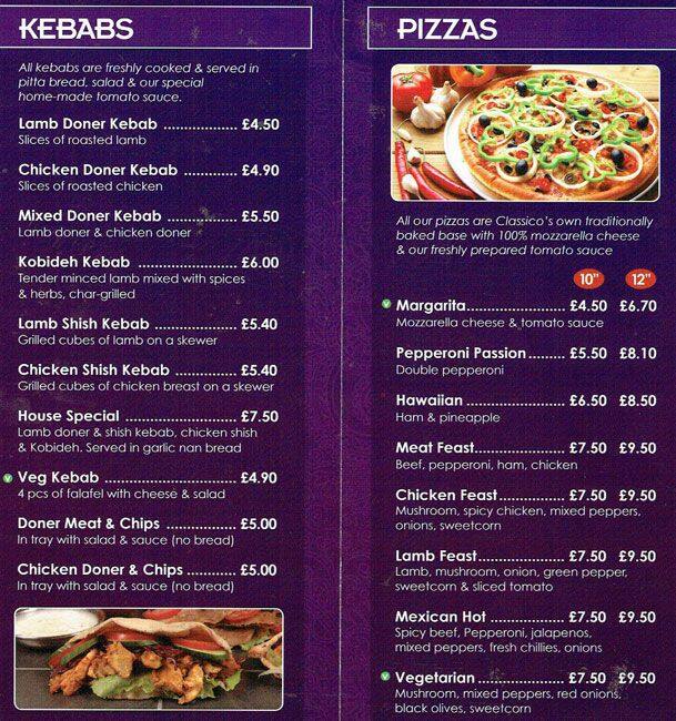 Topkapi menu