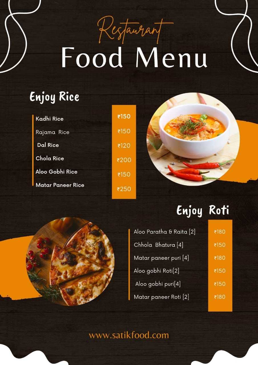 Menu of satvik food electronic city bangalore
