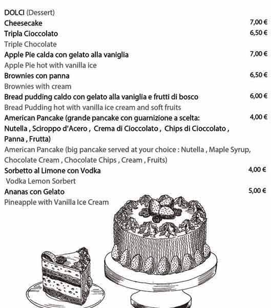 Menu di The Grill Duecentodue 