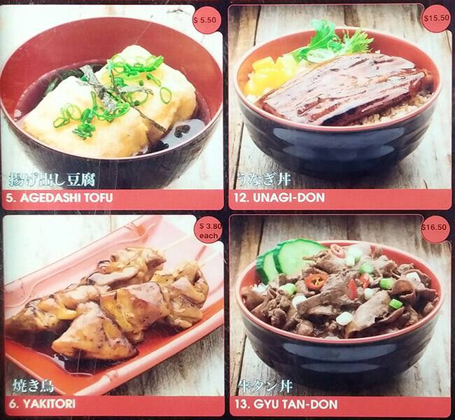 Menu at Asuka Sushi restaurant, Docklands, 21/717 Bourke St
