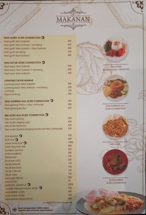 The Atjeh Connection Resto & Coffee Menu Zomato Indonesia