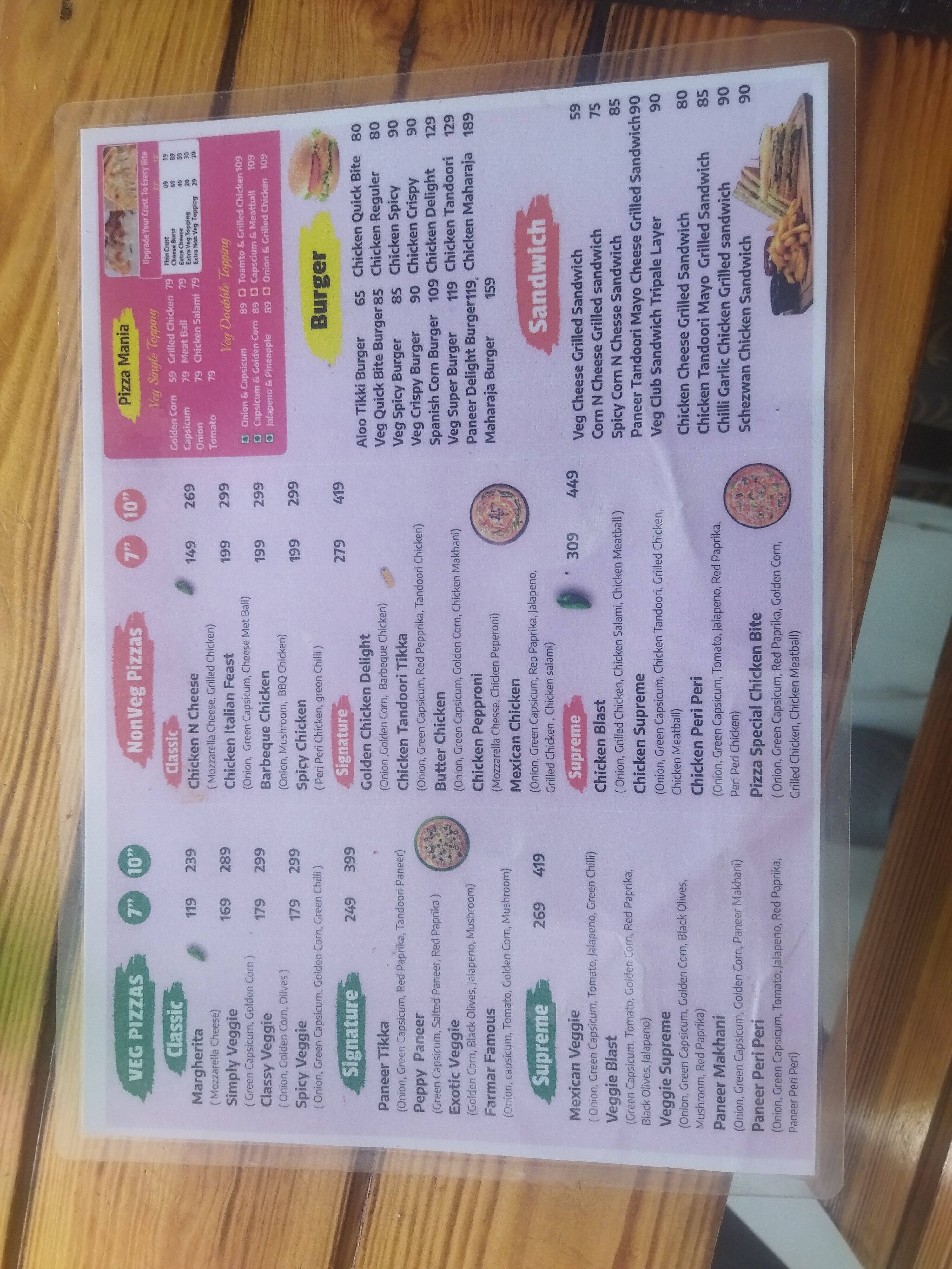 Delight Biryani House menu