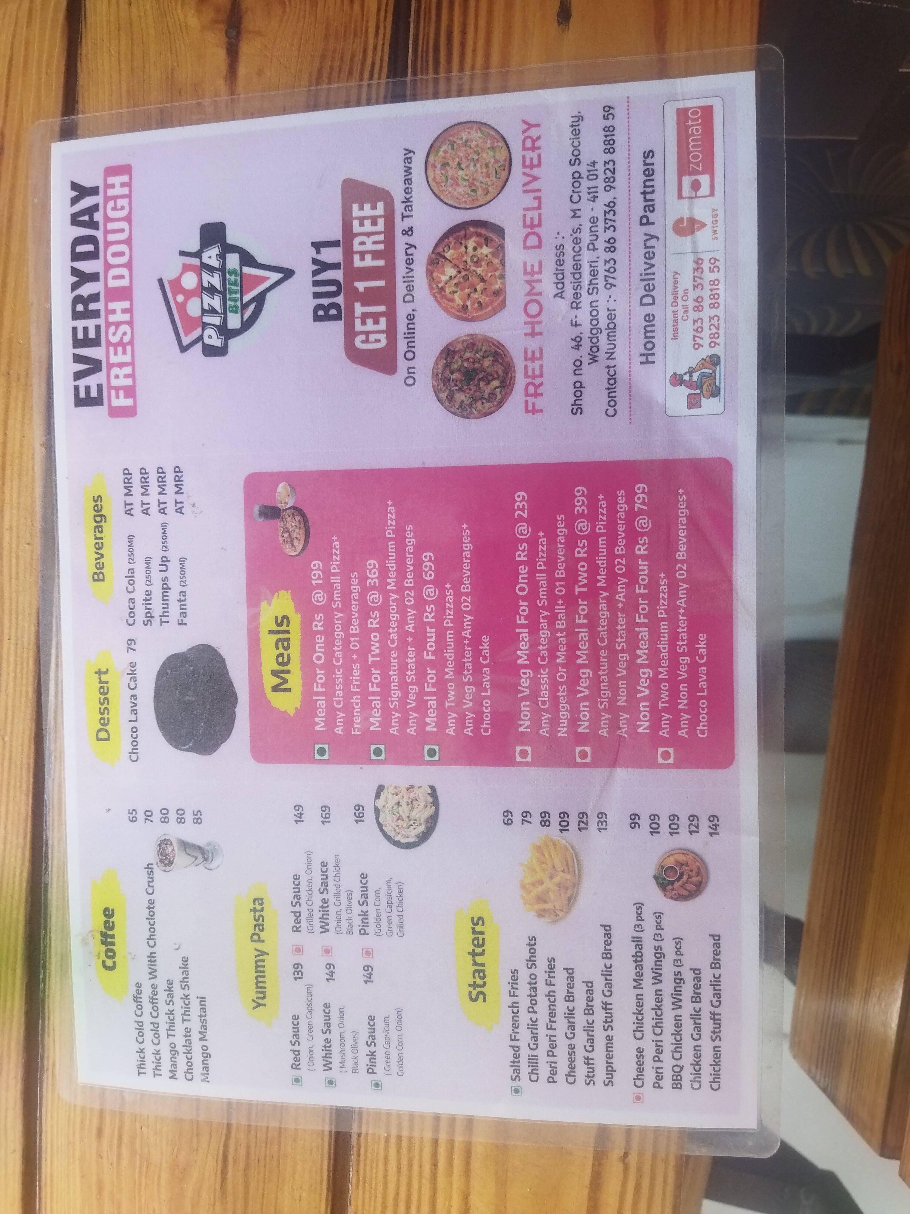 Delight Biryani House menu