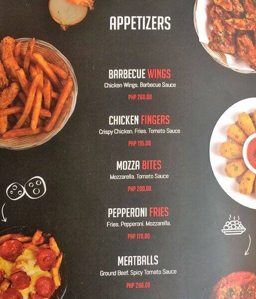 Joey Pepperoni Pizzeria Menu, Menu for Joey Pepperoni Pizzeria, Mall of Asia Complex (MOA