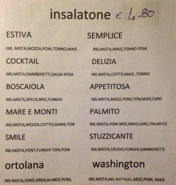 Menu di Smile 