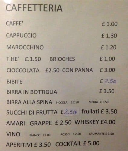 Menu di Smile 