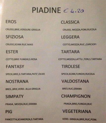 Menu di Smile 