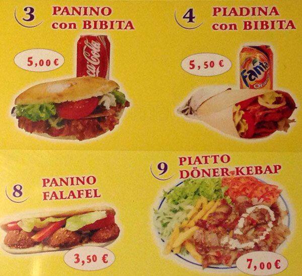 Menu di Istanbul Kebap-Pizza 