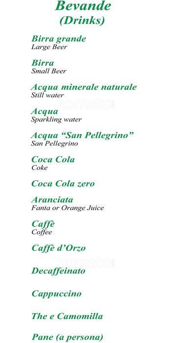 Menu di Siciliainbocca al Flaminio 