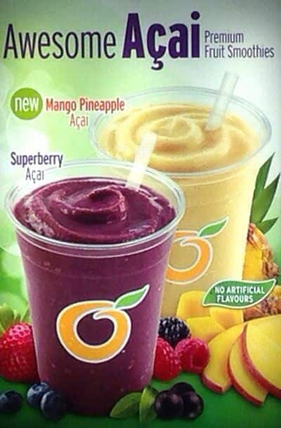 Carta de Orange Julius