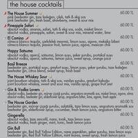 The House Cafe Menu Menu For The House Cafe Alsancak Izmir