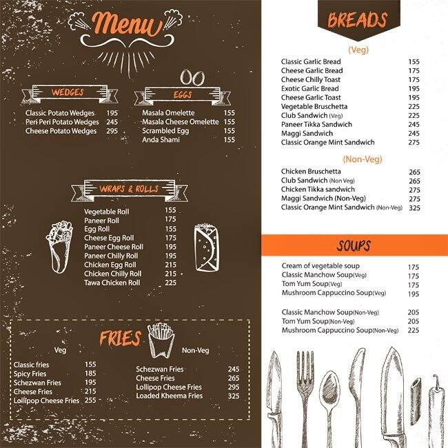 The Orange Mint Menu, Menu for The Orange Mint, Chembur, Mumbai Zomato