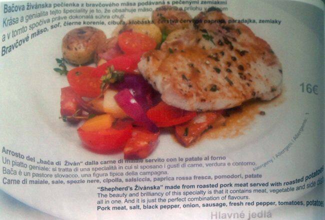 Menu di Andy's Corner 