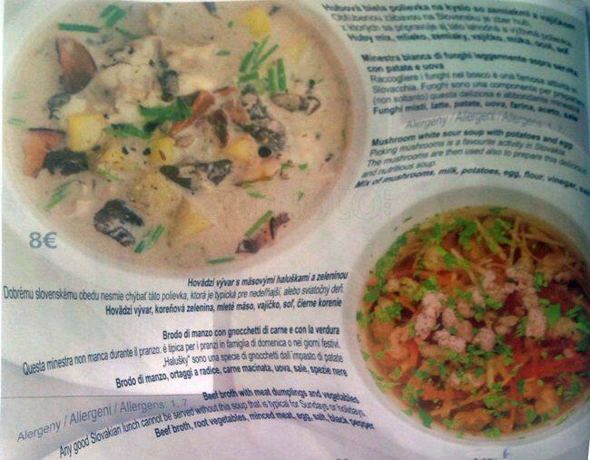 Menu di Andy's Corner 