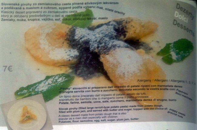 Menu di Andy's Corner 