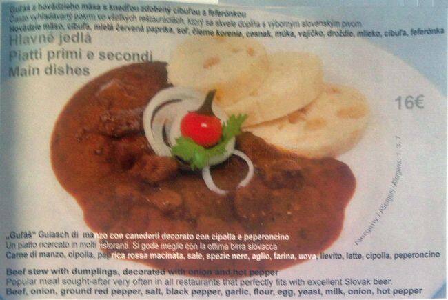 Menu di Andy's Corner 