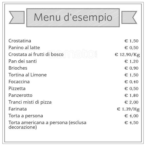 Menu di Al Vecc Prestinèe 