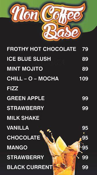 MAK Cafe Coffee menu