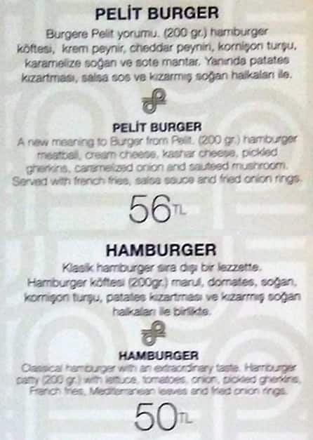 Menu at Pelit, Istanbul, Yeşilyurt Mah. İstasyon Cad. No: 24/A