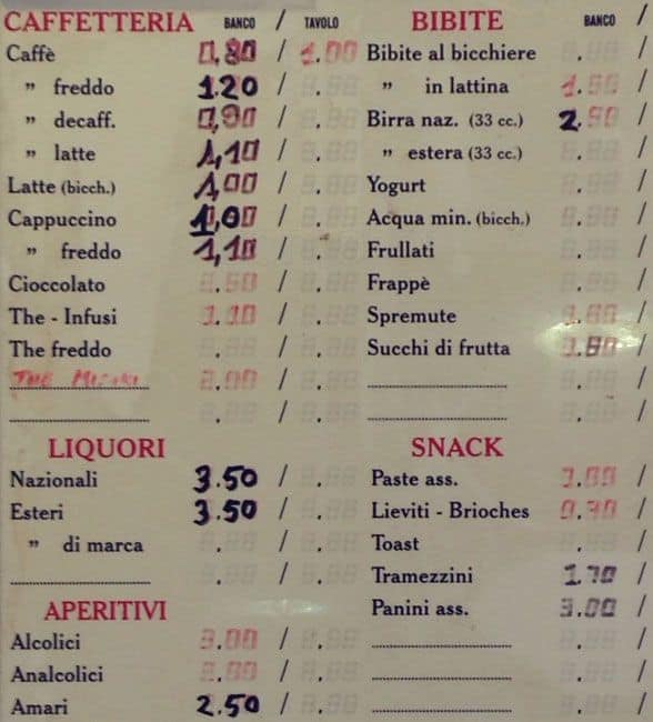 Menu di London Cafè 