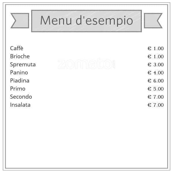 Menu di Bar Antony 