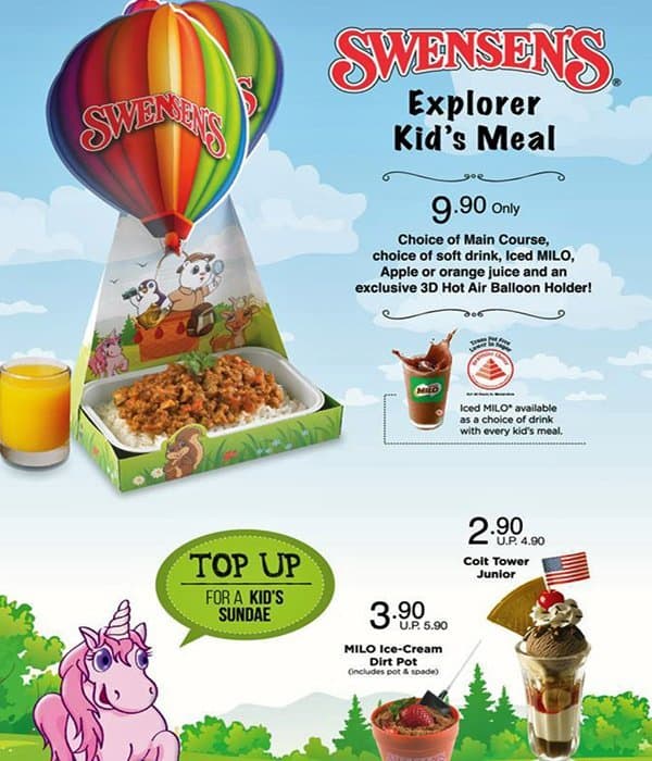 Swensen's メニュー