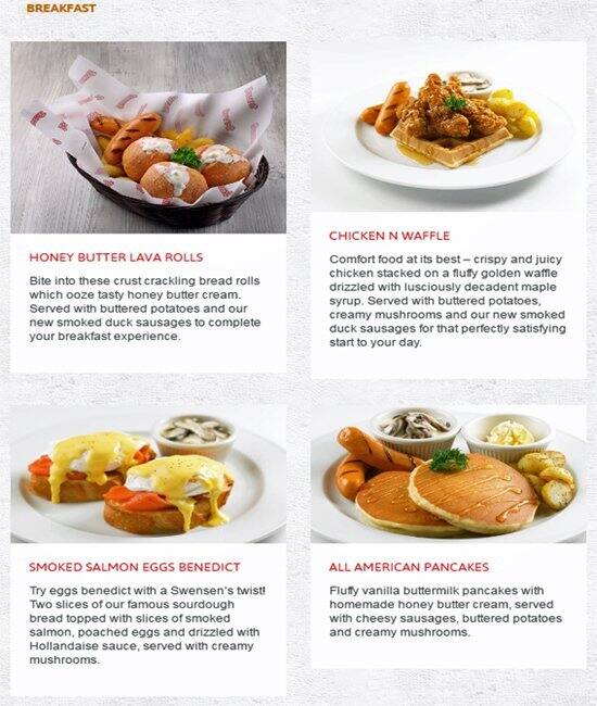 Swensen's メニュー