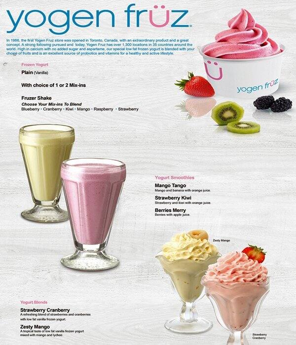 Swensen's メニュー