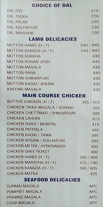 Saiemaa's Family Dining And Bar menu