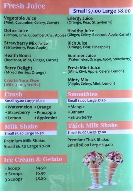 Fruit tonic Menu, Menu for Fruit tonic, Lidcombe, Sydney - Urbanspoon ...