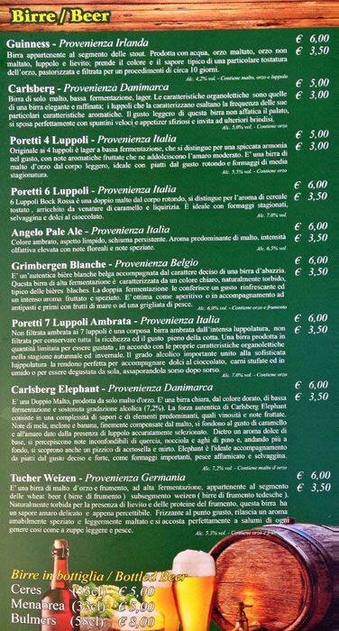 Menu di The Good Fellas 