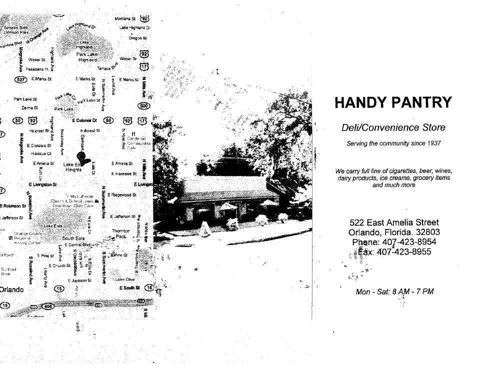 Handy Pantry Downtown Orlando Urbanspoon Zomato