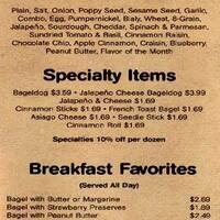 Garden State Bagels Menu Menu For Garden State Bagels Carlsbad