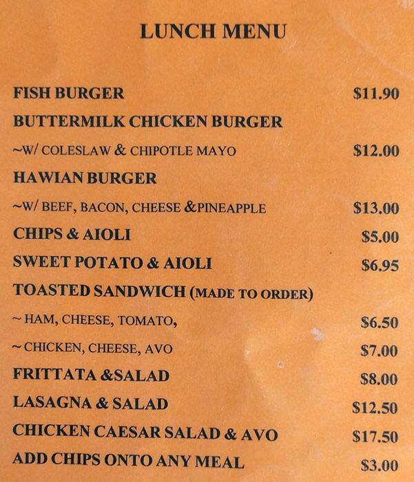 Cafe Green Bean Menu, Menu for Cafe Green Bean, Wynnum, Brisbane